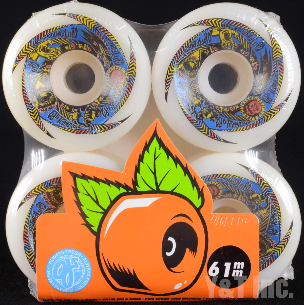 オージェーウィール チームライダー スピードウィール 61mm 97a ホワイトの画像1 画像:オージェーウィール チームライダー スピードウィール 61mm 97a ホワイト_1