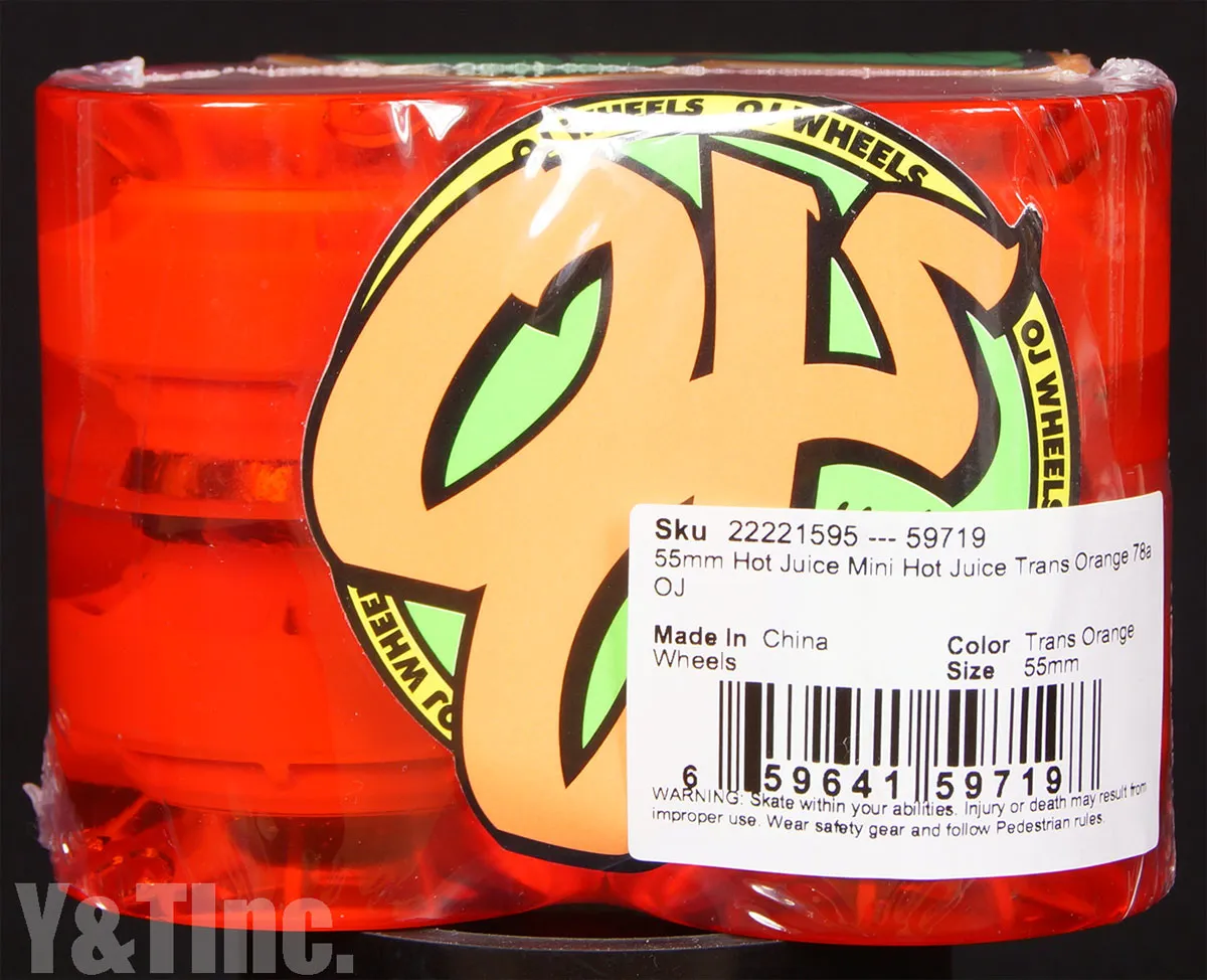 オージェースリー ホットジュース ミニ 55mm 78a クリアオレンジの画像2 画像:オージェースリー ホットジュース ミニ 55mm 78a クリアオレンジ_2