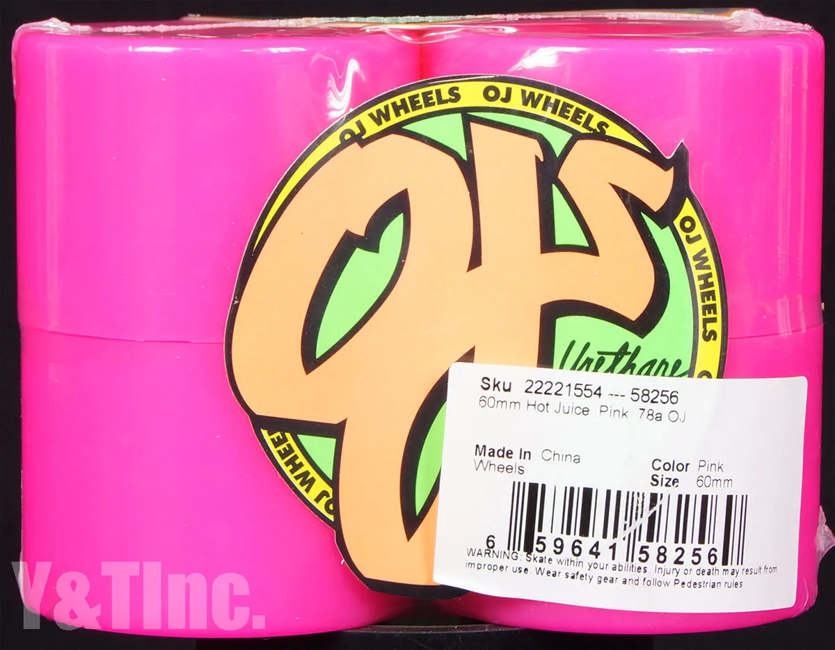 オージェースリー ホットジュース 60mm 78a ピンクの画像2 画像:オージェースリー ホットジュース 60mm 78a ピンク_2