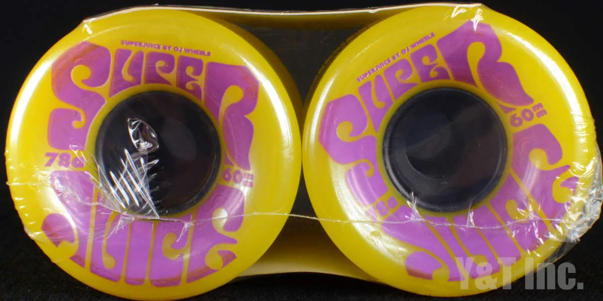 オージェーウィール スーパージュース 60mm 78a イエローの画像2 画像:オージェーウィール スーパージュース 60mm 78a イエロー_2
