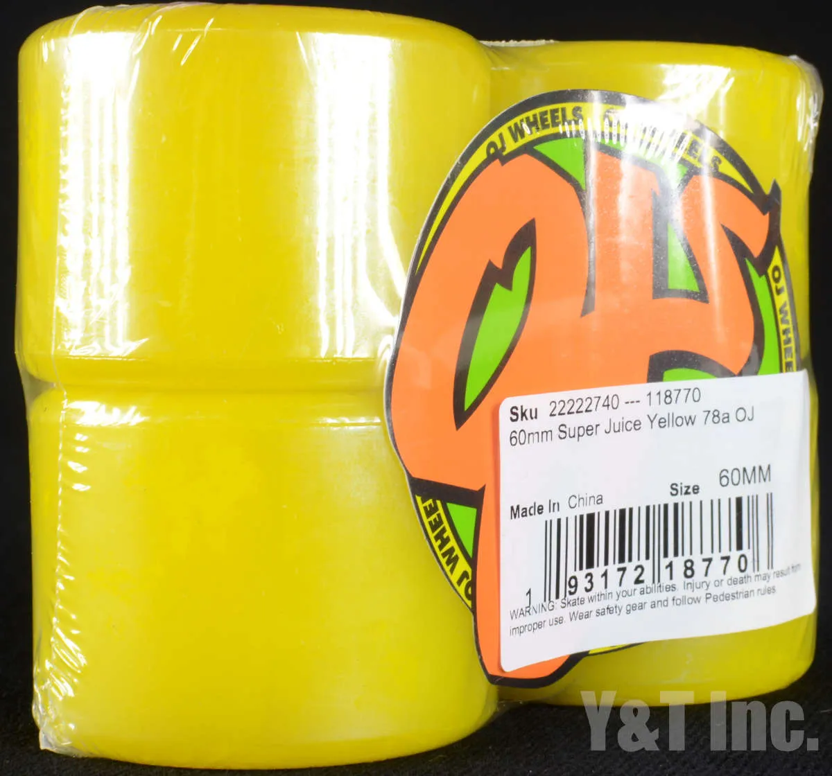 オージェーウィール スーパージュース 60mm 78a イエローの画像3 画像:オージェーウィール スーパージュース 60mm 78a イエロー_3