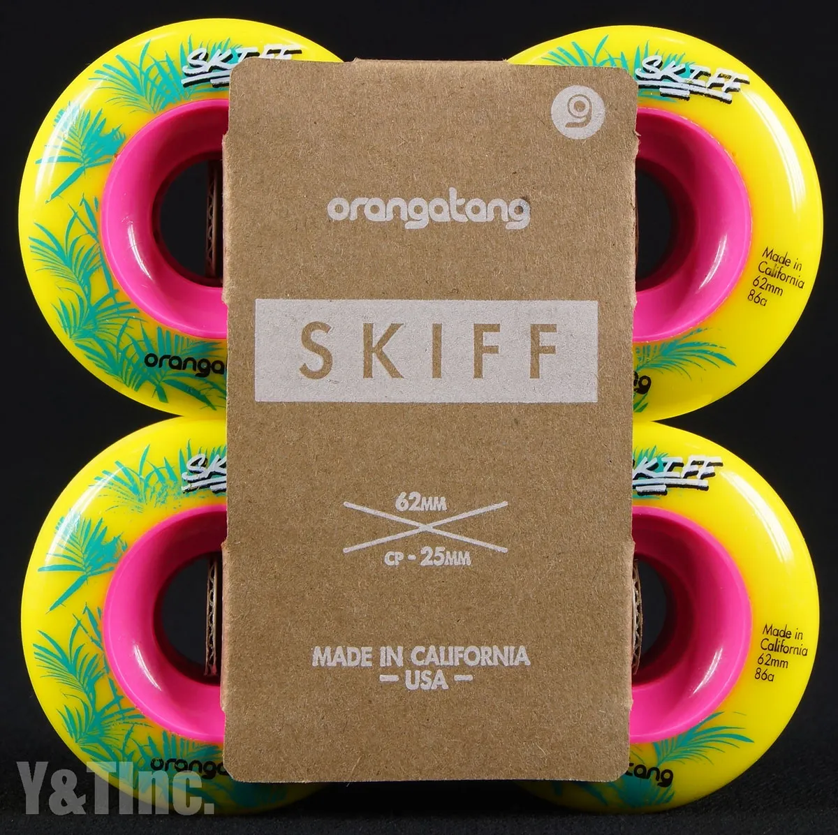 ローデッド オランガタン スキフ 62mm 86a イエローの画像5 画像:ローデッド オランガタン スキフ 62mm 86a イエロー_5