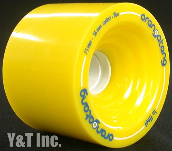 ローデッド オランガタン インヒート 75mm 86a イエローの画像2 画像:ローデッド オランガタン インヒート 75mm 86a イエロー_2