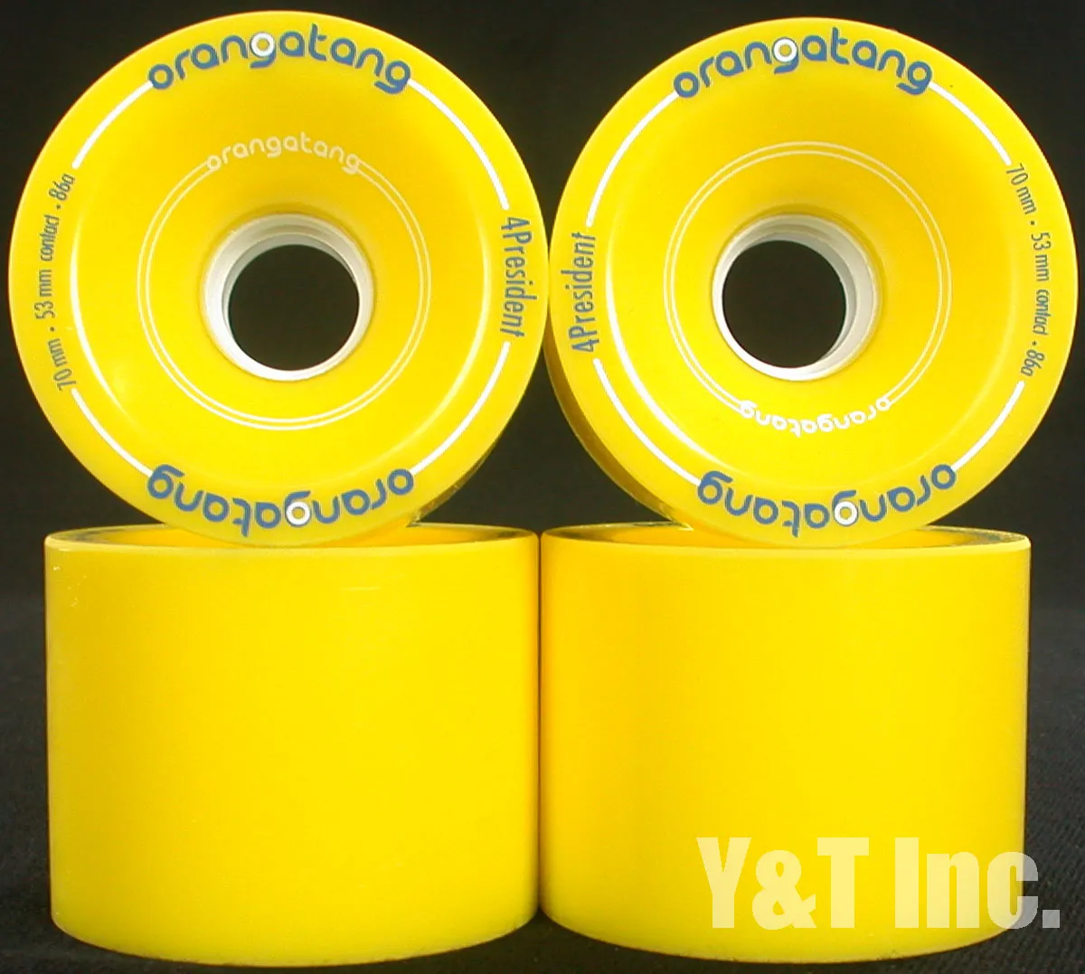 ローデッド オランガタン フォープレジデント 70mm 86a イエローの画像1 画像:ローデッド オランガタン フォープレジデント 70mm 86a イエロー_1