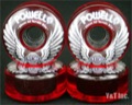 POWELL ALL TERRAIN 65mm 80a CLEAR RED