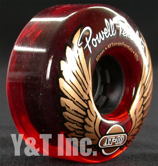 POWELL ALL TERRAIN 60mm 80a CLEAR RED_2