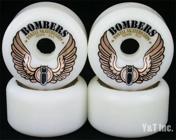 パウエル ボンバー 68mm 85a ホワイトの画像1 画像:パウエル ボンバー 68mm 85a ホワイト_1