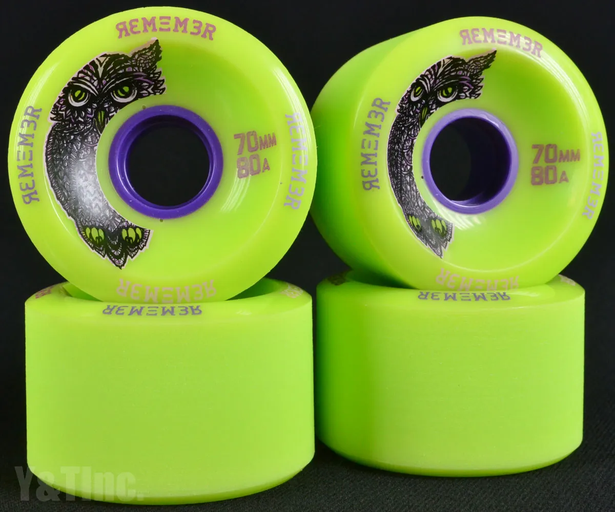 リメンバー フート 70mm 80a グリーンの画像1 画像:リメンバー フート 70mm 80a グリーン_1