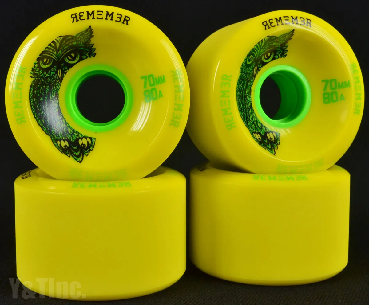 リメンバー フート 70mm 80a イエローの画像1 画像:リメンバー フート 70mm 80a イエロー_1