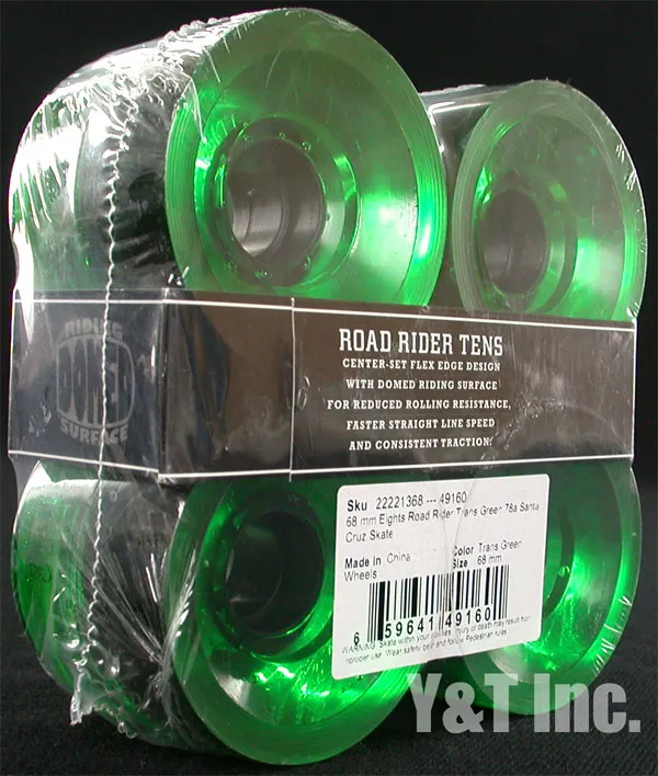 ロードライダー 68mm 78a トランスグリーンの画像3 画像:ロードライダー 68mm 78a トランスグリーン_3