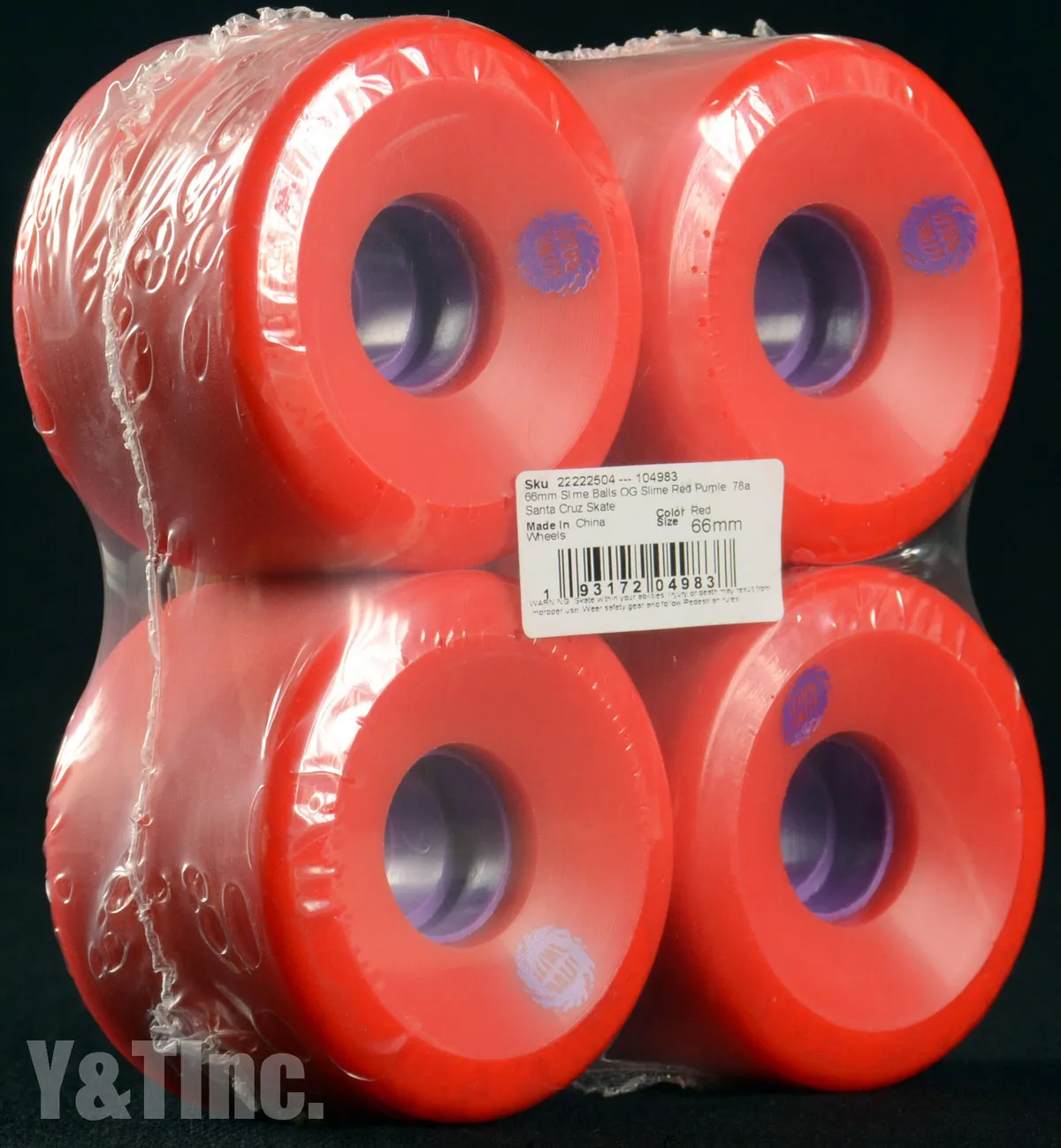 サンタクルーズ スライムボール OG スライム 66mm 78a レッドパープルの画像3 画像:サンタクルーズ スライムボール OG スライム 66mm 78a レッドパープル_3