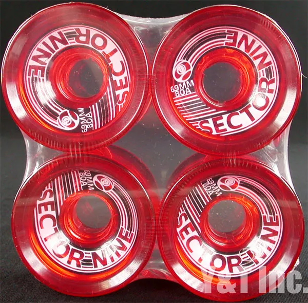 セクターナイン スラローム 69mm 80a レッドの画像1 画像:セクターナイン スラローム 69mm 80a レッド_1