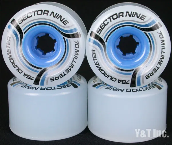 セクターナイン ナインボール 70mm 78a ホワイト ブルーコアの画像1 画像:セクターナイン ナインボール 70mm 78a ホワイト ブルーコア_1