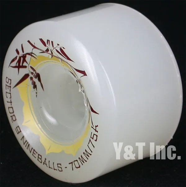 画像:セクターナイン バンブー 70mm 75a クリアーホワイト_2