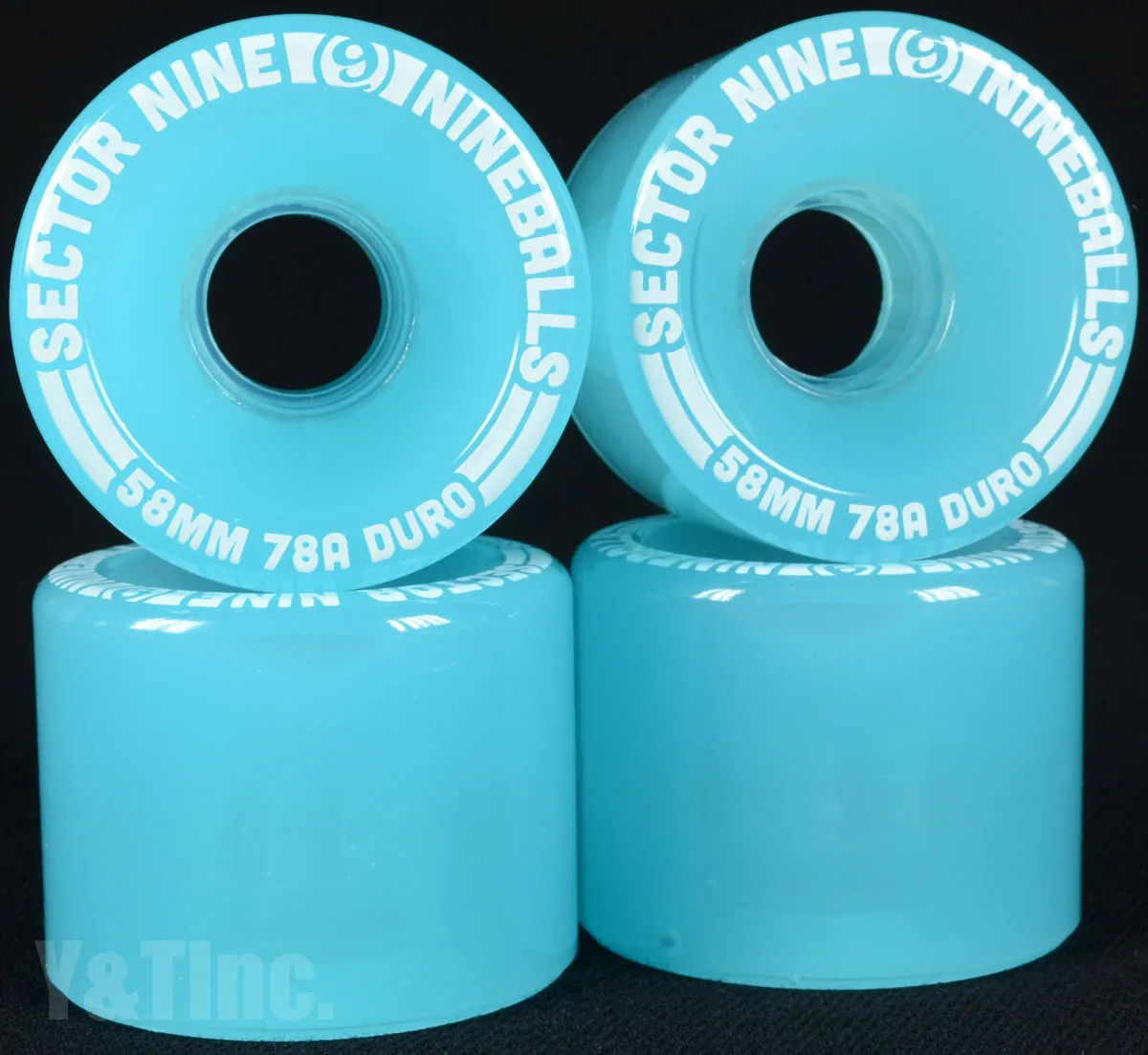 セクターナイン ナインボール 58mm 78a クリアブルーの画像1 画像:セクターナイン ナインボール 58mm 78a クリアブルー_1