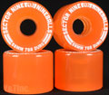 ロングスケートボード セクターナイン ナインボール 58mm 78a クリアオレンジ