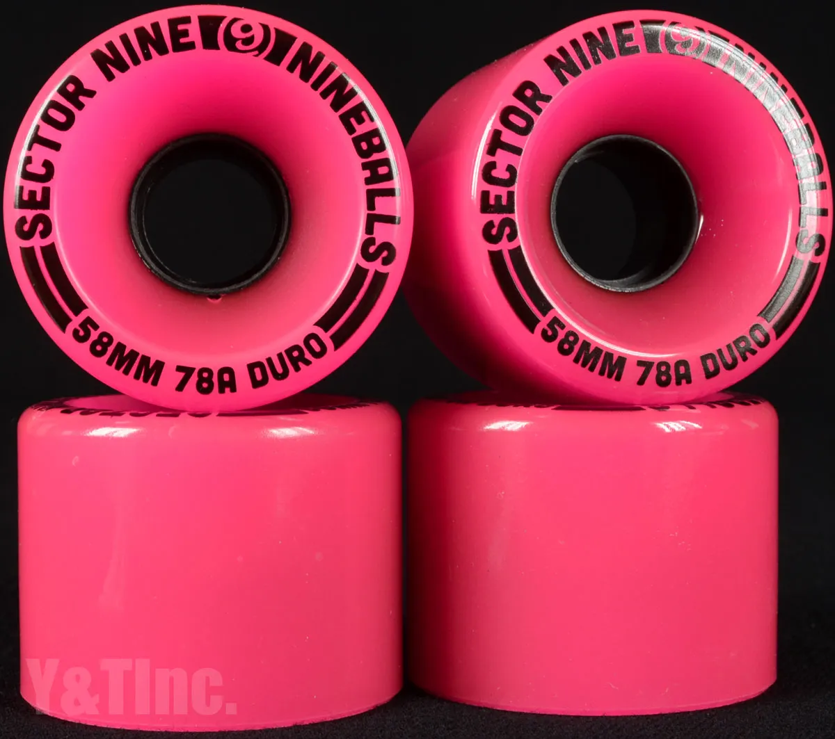 セクターナイン ナインボール 58mm 78a ピンクの画像1 画像:セクターナイン ナインボール 58mm 78a ピンク_1
