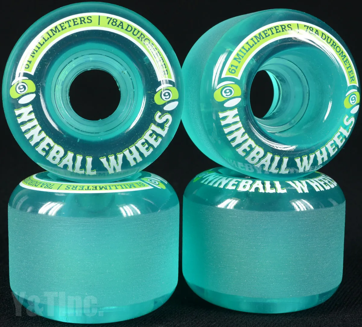 セクターナイン ナインボール 61mm 78a クリアブルーの画像1 画像:セクターナイン ナインボール 61mm 78a クリアブルー_1