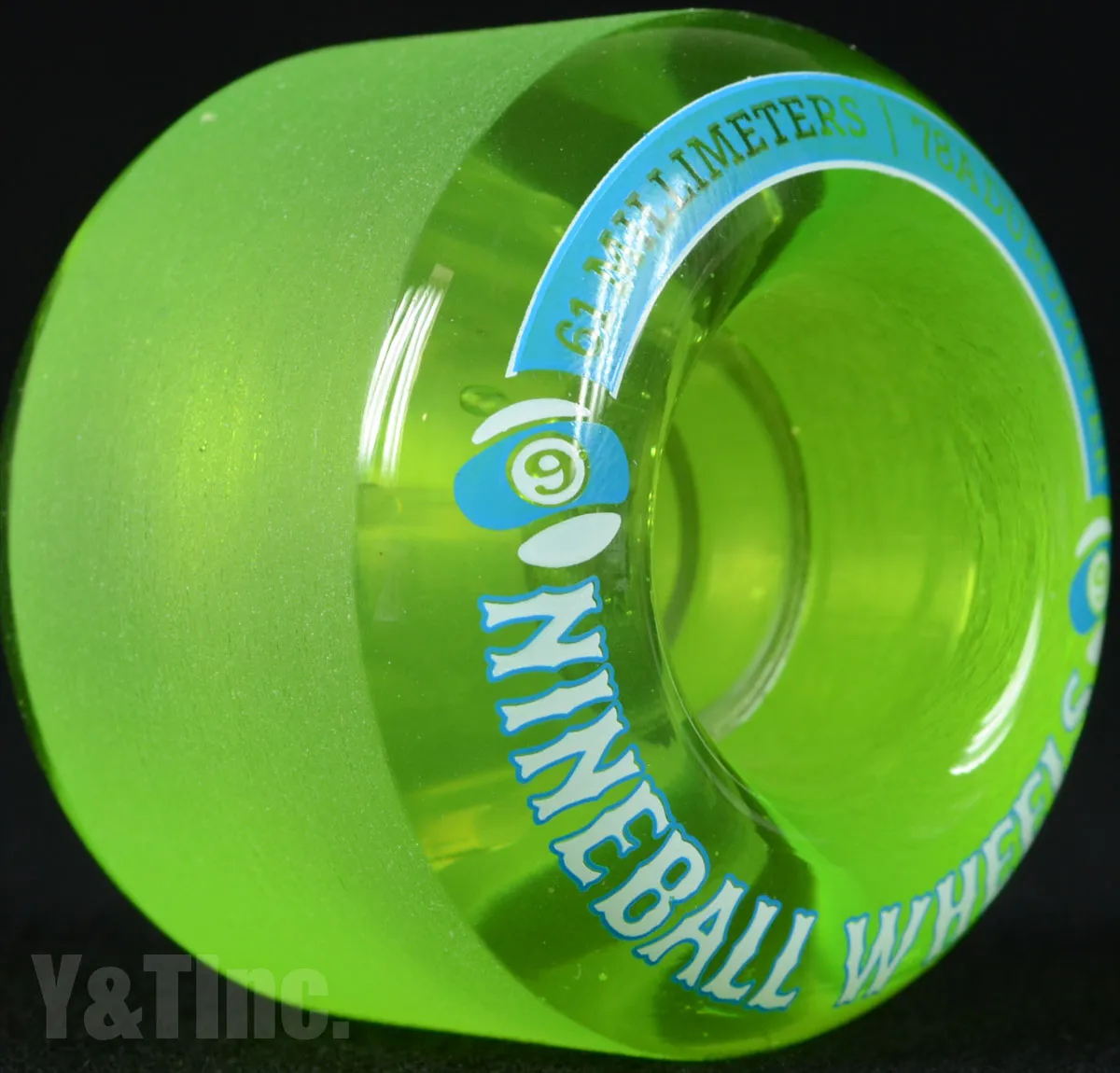 セクターナイン ナインボール 61mm 78a クリアグリーンの画像2 画像:セクターナイン ナインボール 61mm 78a クリアグリーン_2