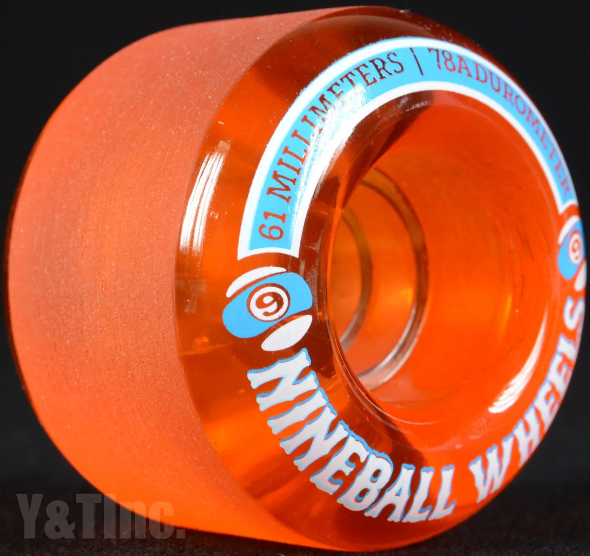 セクターナイン ナインボール 61mm 78a クリアオレンジの画像2 画像:セクターナイン ナインボール 61mm 78a クリアオレンジ_2