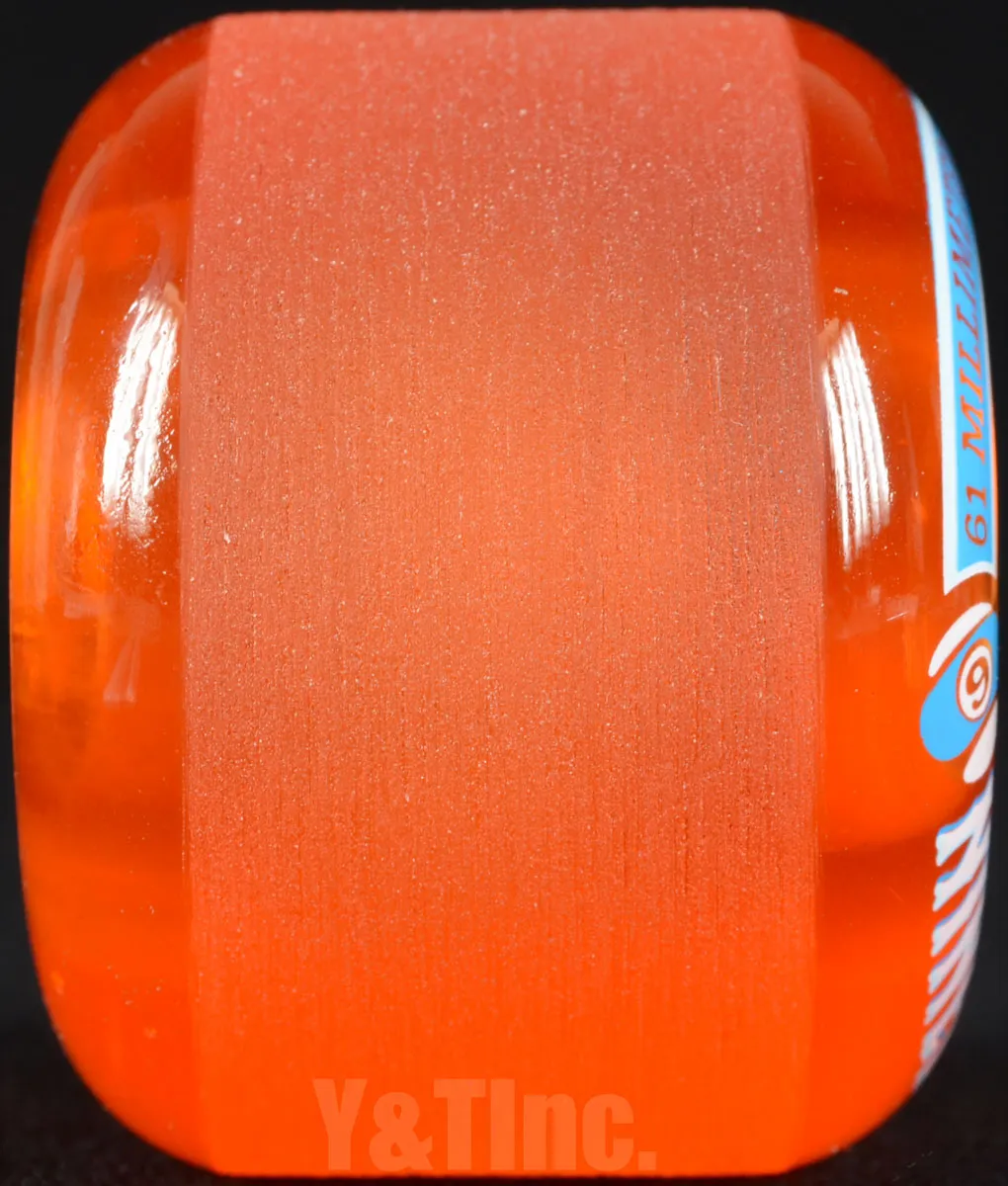 セクターナイン ナインボール 61mm 78a クリアオレンジの画像4 画像:セクターナイン ナインボール 61mm 78a クリアオレンジ_4