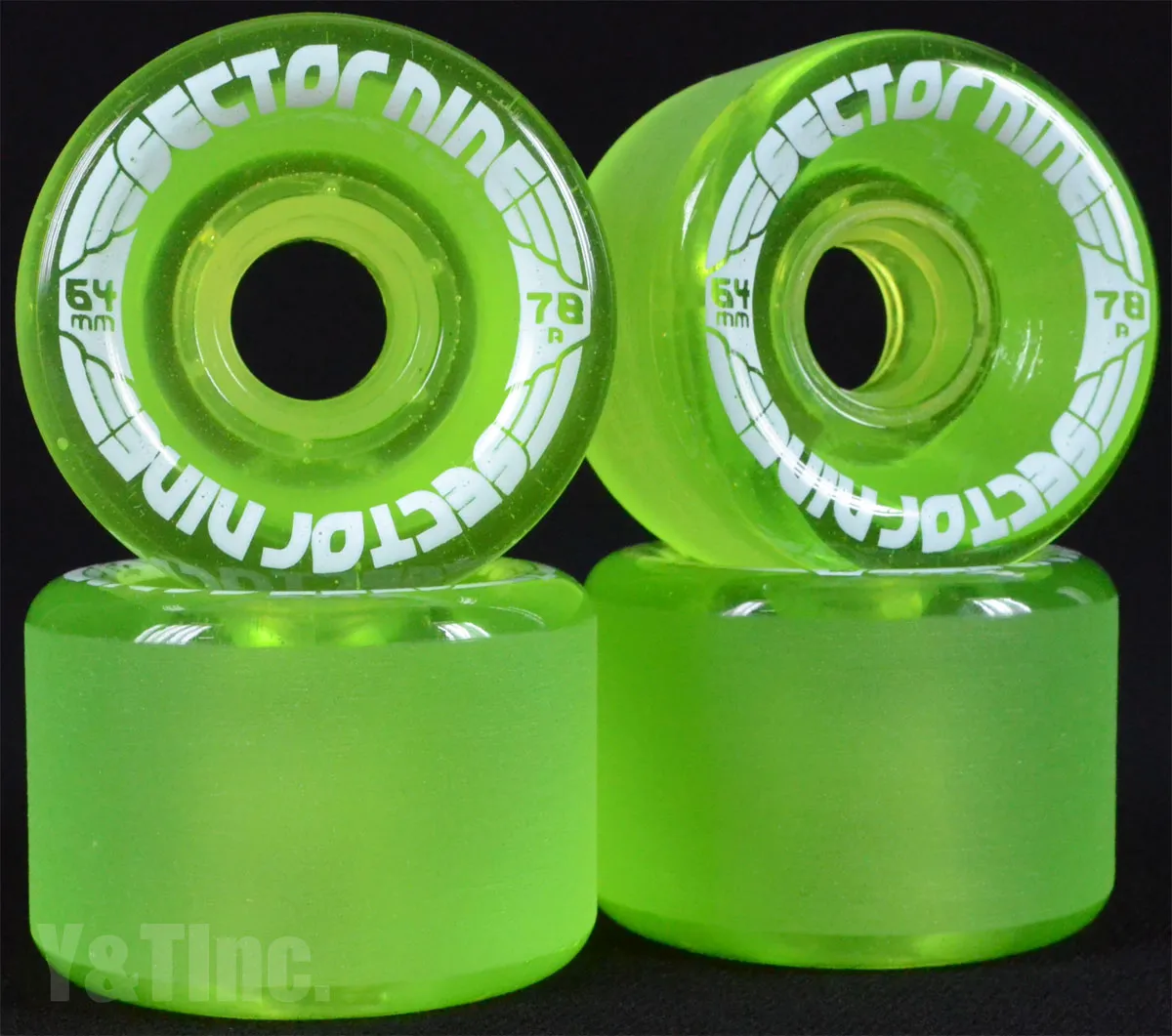 セクターナイン ナインボール 64mm 78a クリアグリーンの画像1 画像:セクターナイン ナインボール 64mm 78a クリアグリーン_1