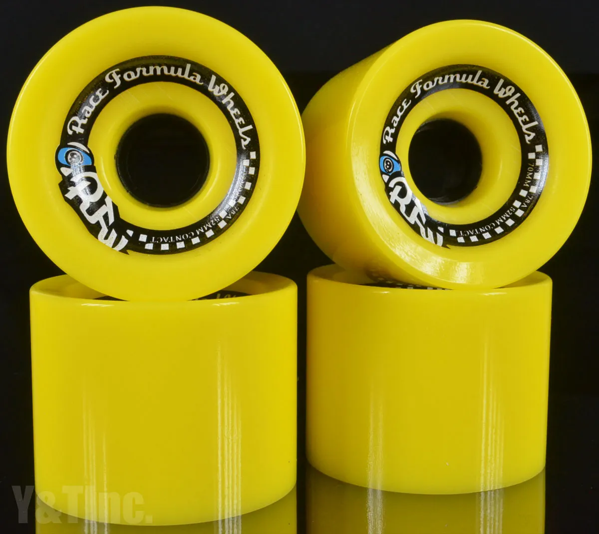 セクターナイン レースOS 70mm 78a イエローの画像1 画像:セクターナイン レースOS 70mm 78a イエロー_1