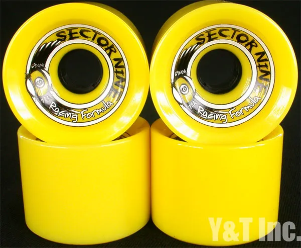 セクターナイン レーシングフォーミュラ 69mm 78a イエローの画像1 画像:セクターナイン レーシングフォーミュラ 69mm 78a イエロー_1