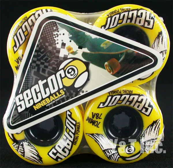 セクターナイン レーシングフォーミュラ 70mm 78a イエローの画像1 画像:セクターナイン レーシングフォーミュラ 70mm 78a イエロー_1