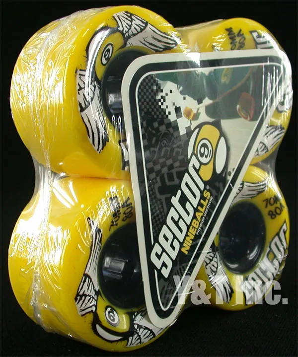 セクターナイン レーシングフォーミュラ 70mm 80a イエローの画像2 画像:セクターナイン レーシングフォーミュラ 70mm 80a イエロー_2