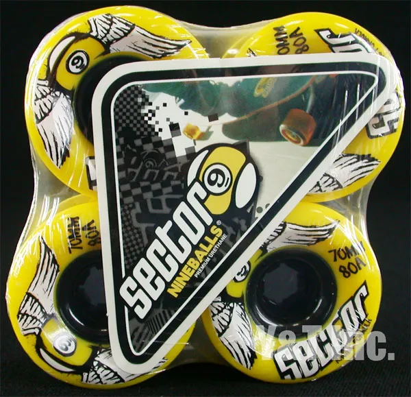 セクターナイン レーシングフォーミュラ 70mm 80a イエローの画像1 画像:セクターナイン レーシングフォーミュラ 70mm 80a イエロー_1