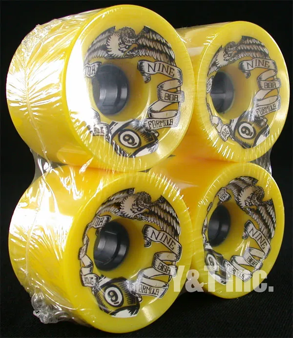 セクターナイン レーシングフォーミュラ 74mm 80a イエローの画像2 画像:セクターナイン レーシングフォーミュラ 74mm 80a イエロー_2