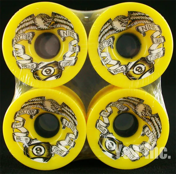 セクターナイン レーシングフォーミュラ 74mm 80a イエローの画像1 画像:セクターナイン レーシングフォーミュラ 74mm 80a イエロー_1