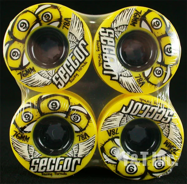 セクターナイン レーシングフォーミュラ 76mm 78a イエローの画像1 画像:セクターナイン レーシングフォーミュラ 76mm 78a イエロー_1