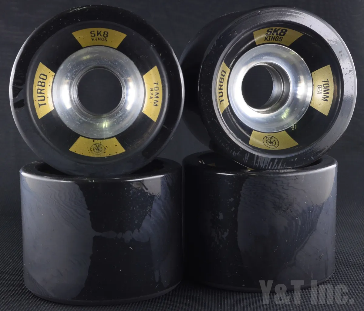 スケートキング 70mm 82a ターボ アルミコア ブラックの画像1 画像:スケートキング 70mm 82a ターボ アルミコア ブラック_1